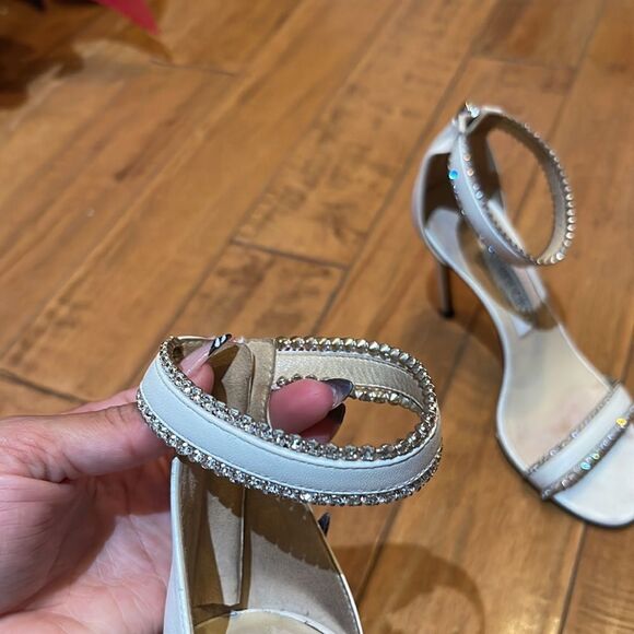 Jimmy Choo rhinestones heeled sandals - Picture 6 of 14